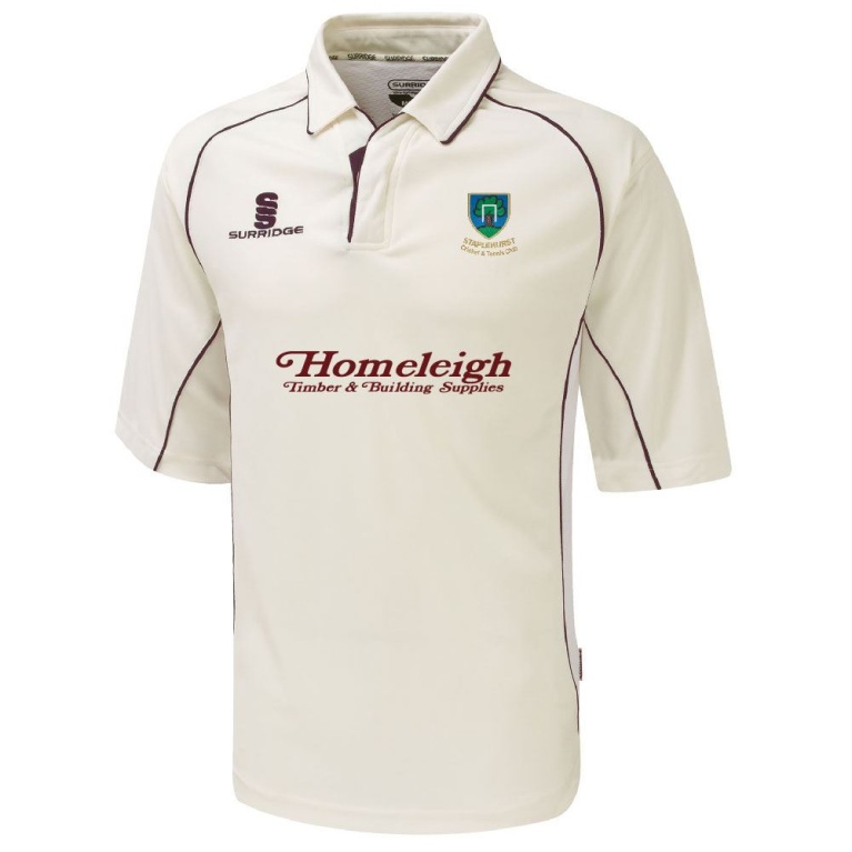 Staplehurst Cricket & Tennis Club - Premier 3/4 Sleeved Shirt